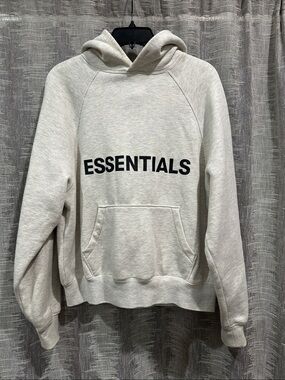 Fear of God ESSENTIALS Crewneck Hoodie with Black Logo